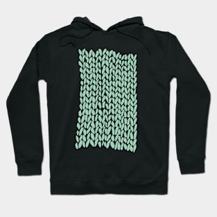 Hand Knit Zoom Mint Hoodie